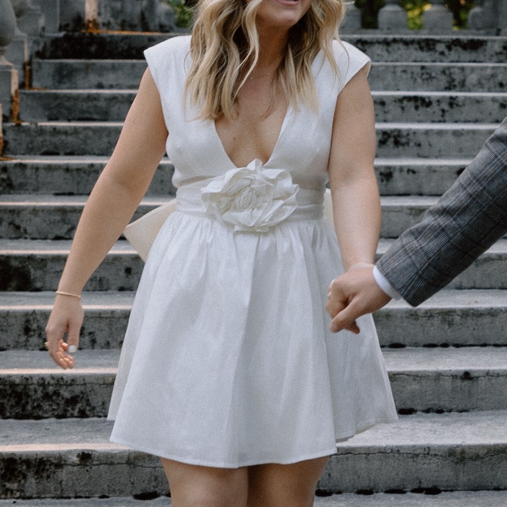 For Love & Lemons Mini Rose Dress